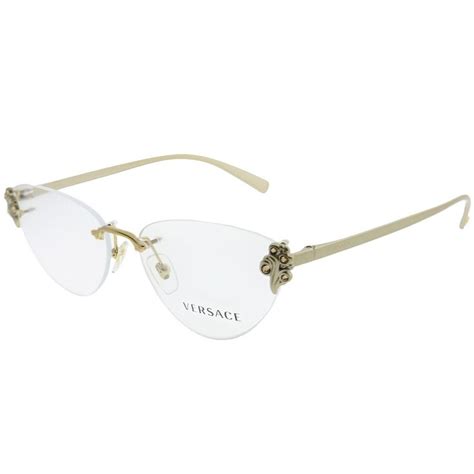 versace women's prescription glasses|versace rimless eyeglasses for women.